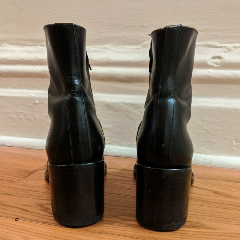 FREELANCE Vintage Leather Ankle Booties - Picture 3 of 8